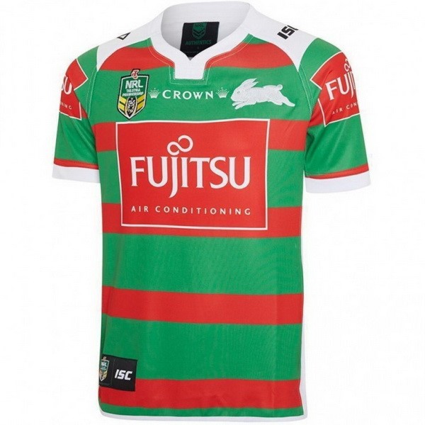 Maillot Rugby Rabbitohs Exterieur 2017 2018 Vert